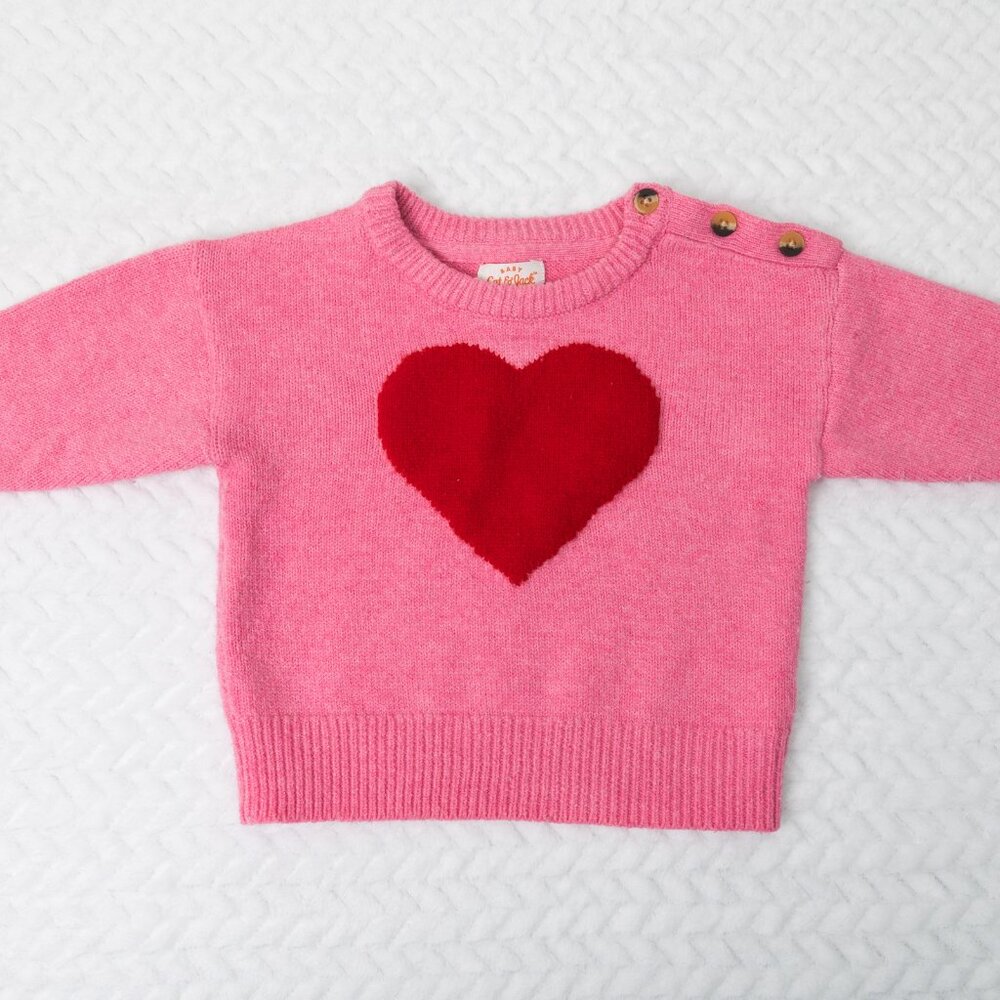 Cat & Jack heart sweater